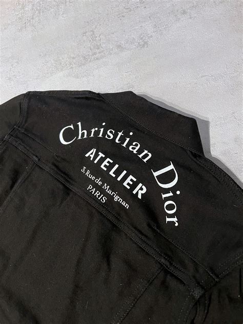 christian dior atelier logo|Christian Dior atelier denim jacket.